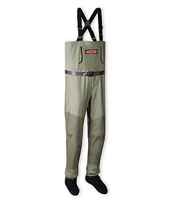 fly fishing wader and boots